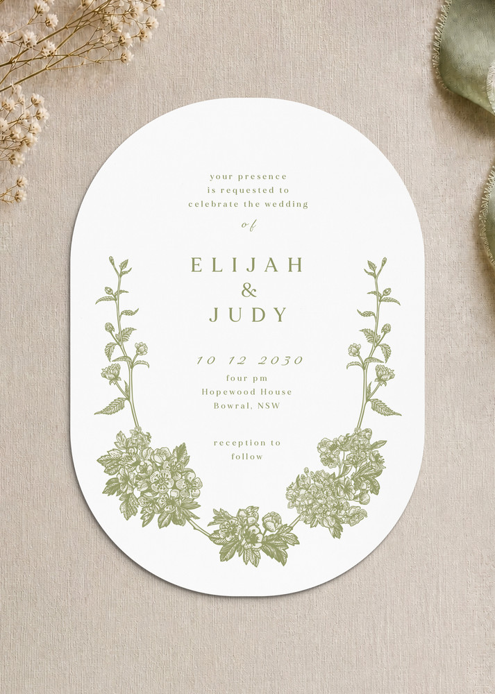 Visco Garden - Wedding Invitations