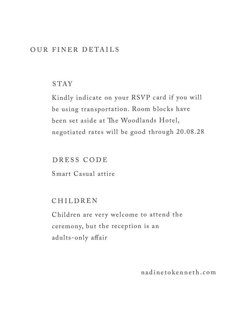 Serif Style Information Cards - Letterpress design preview