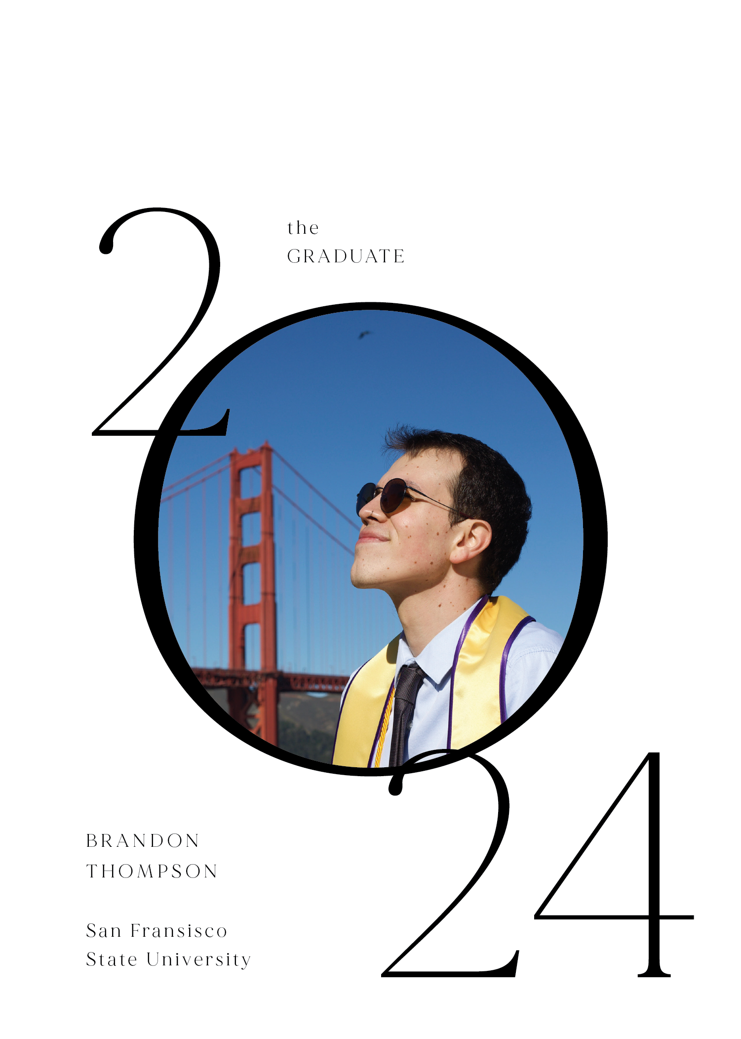 Two Thousand Graduation Announcements - Digital Printing design preview