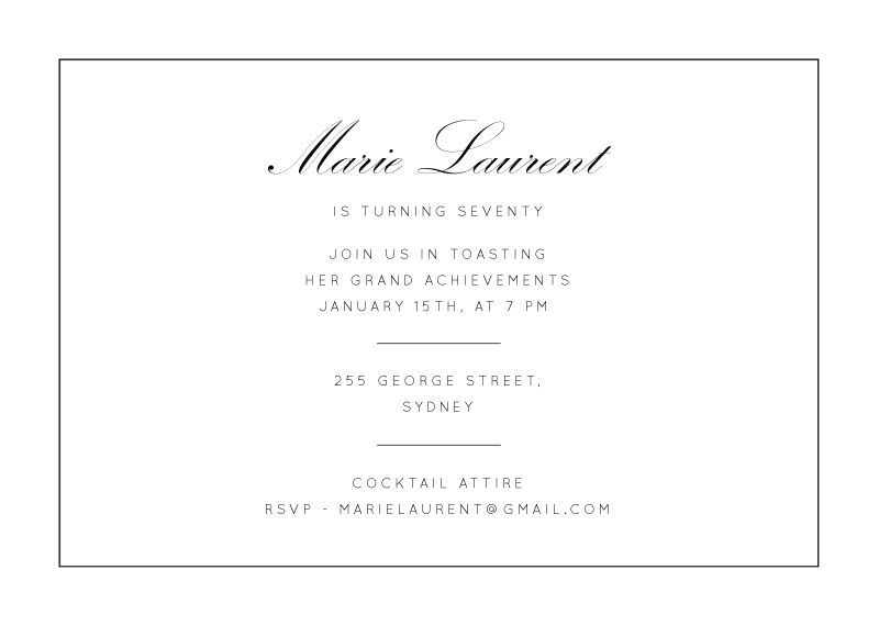 Cheers - Birthday Invitations