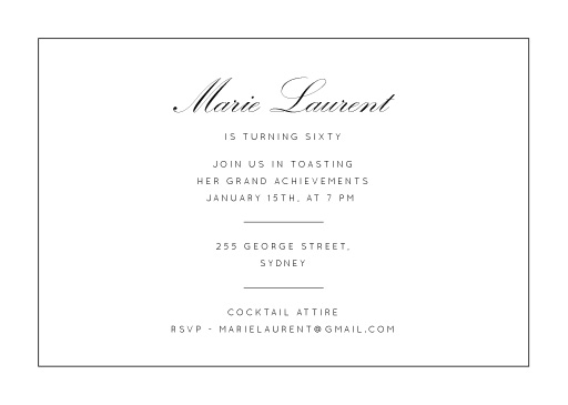 Cheers birthday invitation design from Paperlust.