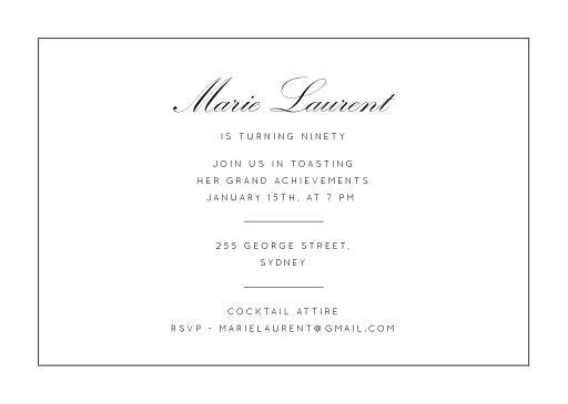 Cheers birthday invitation design from Paperlust.