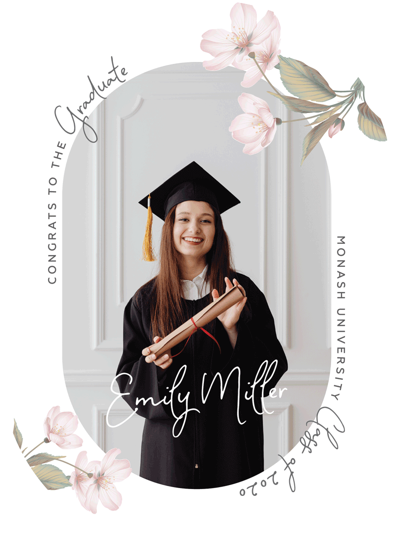 Gratitude Graduation Announcements - Digital Printing design preview