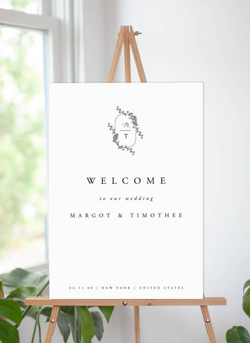 Floweret - Wedding Signs