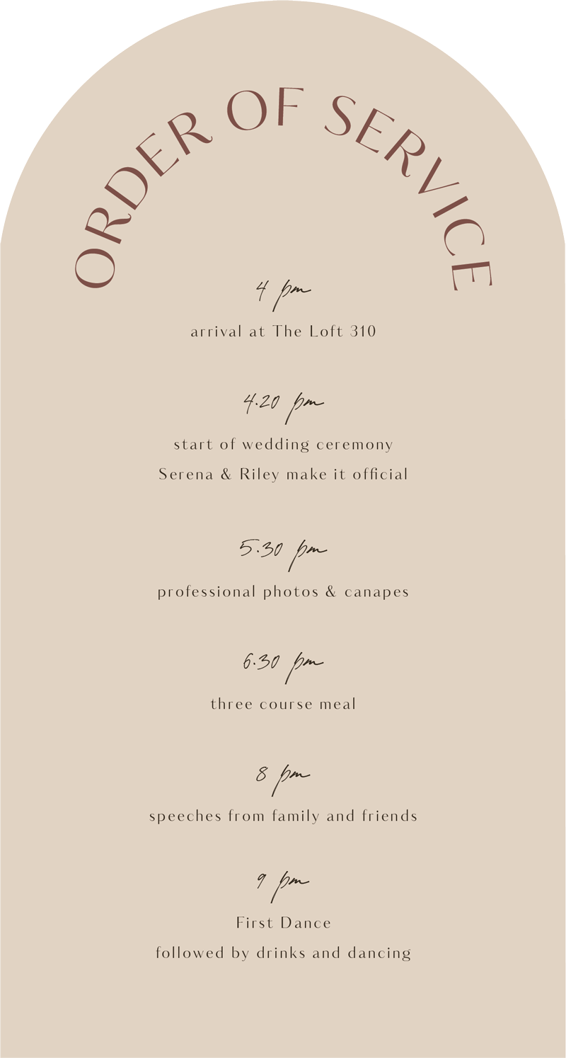 Impressionist - Wedding Programs