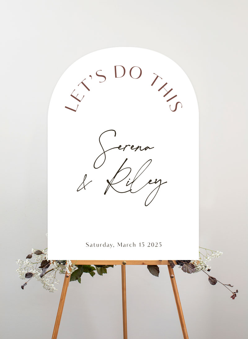 Impressionist - Wedding Signs