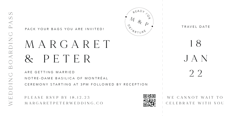 Arch Lines - Wedding Invitations