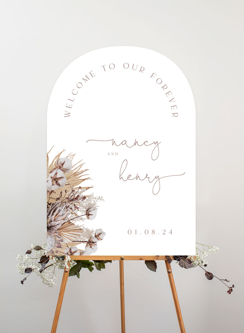 Love Garden Wedding Signs - Digital Printing design preview