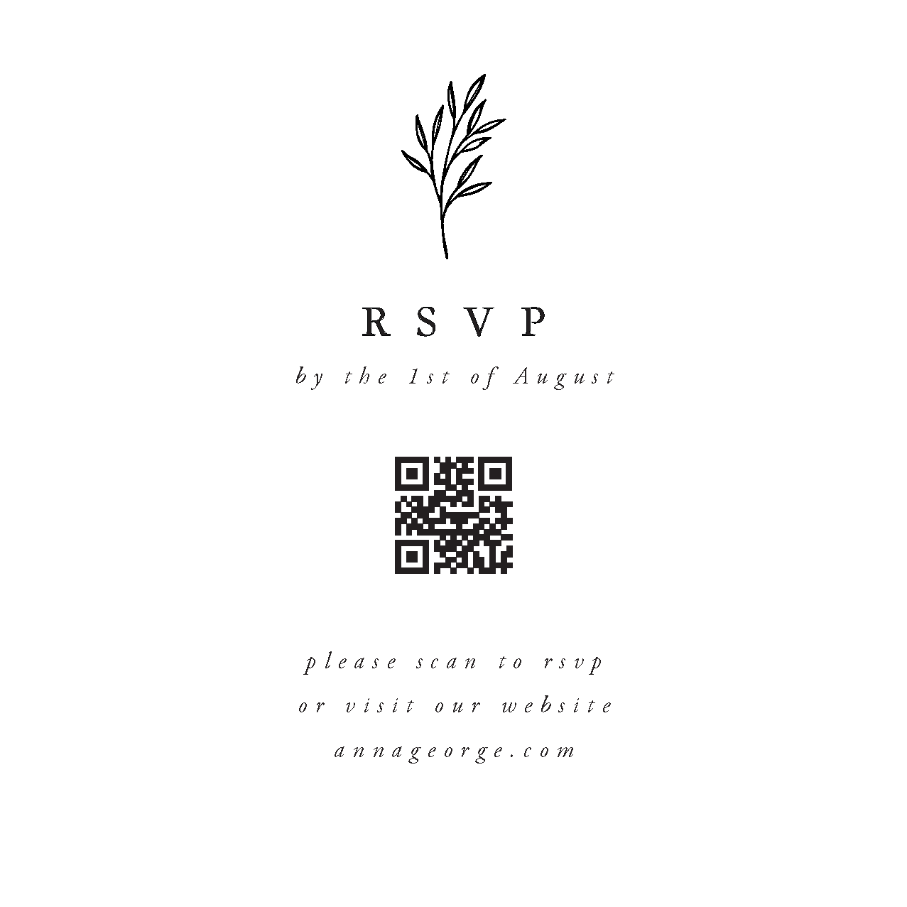 Luna - RSVP Cards