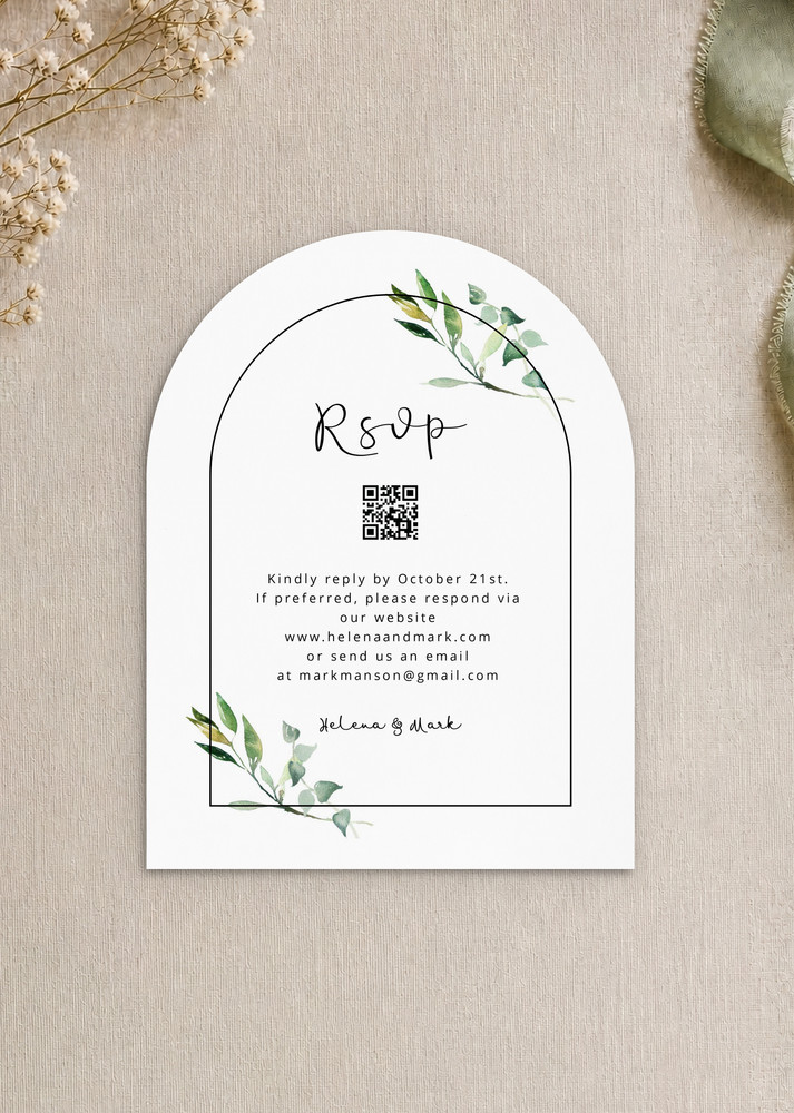 Garden Window - RSVP Cards