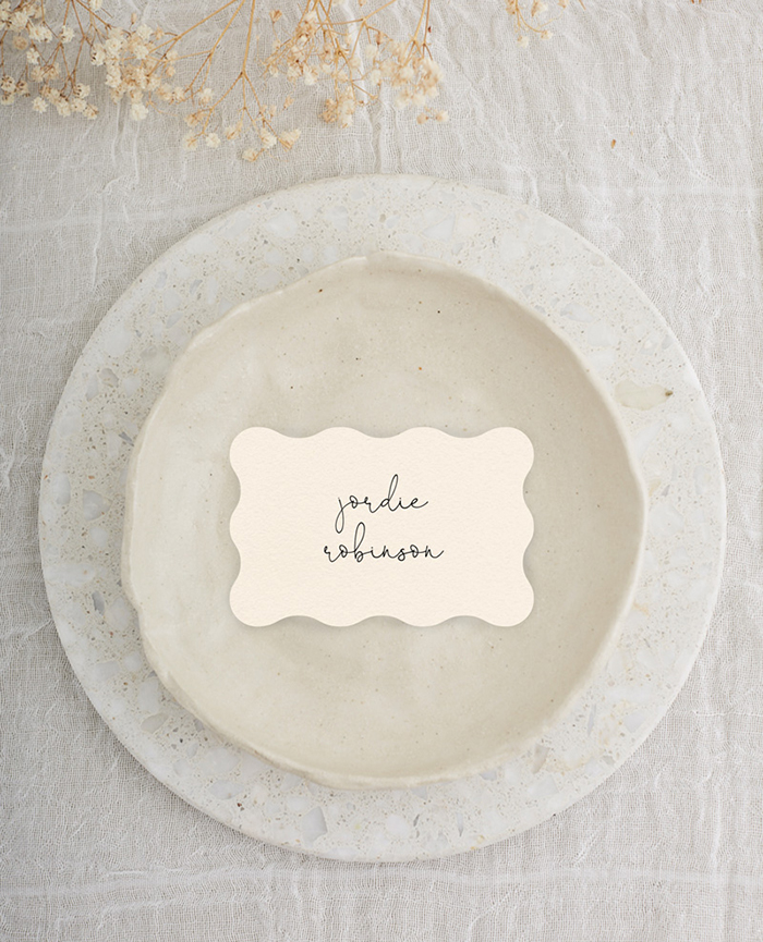 Liv Wedding Place Cards - Digital Printing design preview