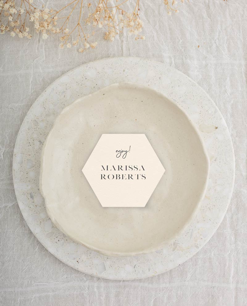 Smoke Wedding Place Cards - Digital Printing design preview