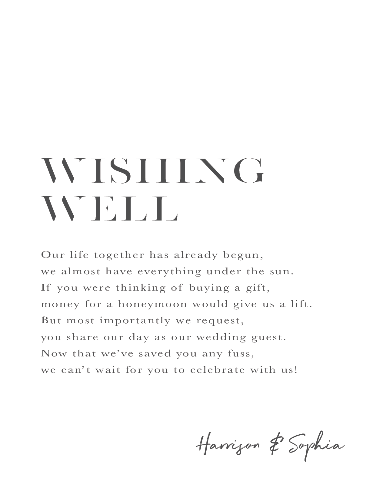 Smoke Wishing Well - Digital Printing design preview