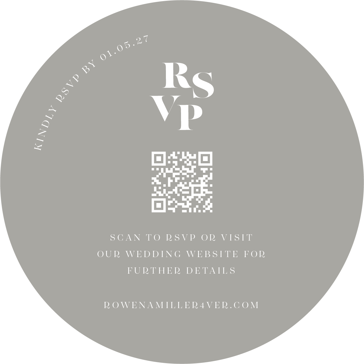 Lust in Words - RSVP Cards
