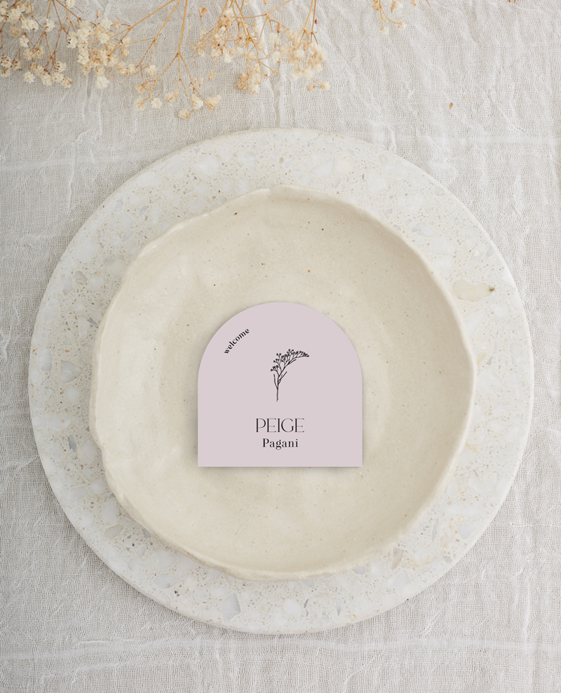 Marion Wedding Place Cards - Digital Printing design preview