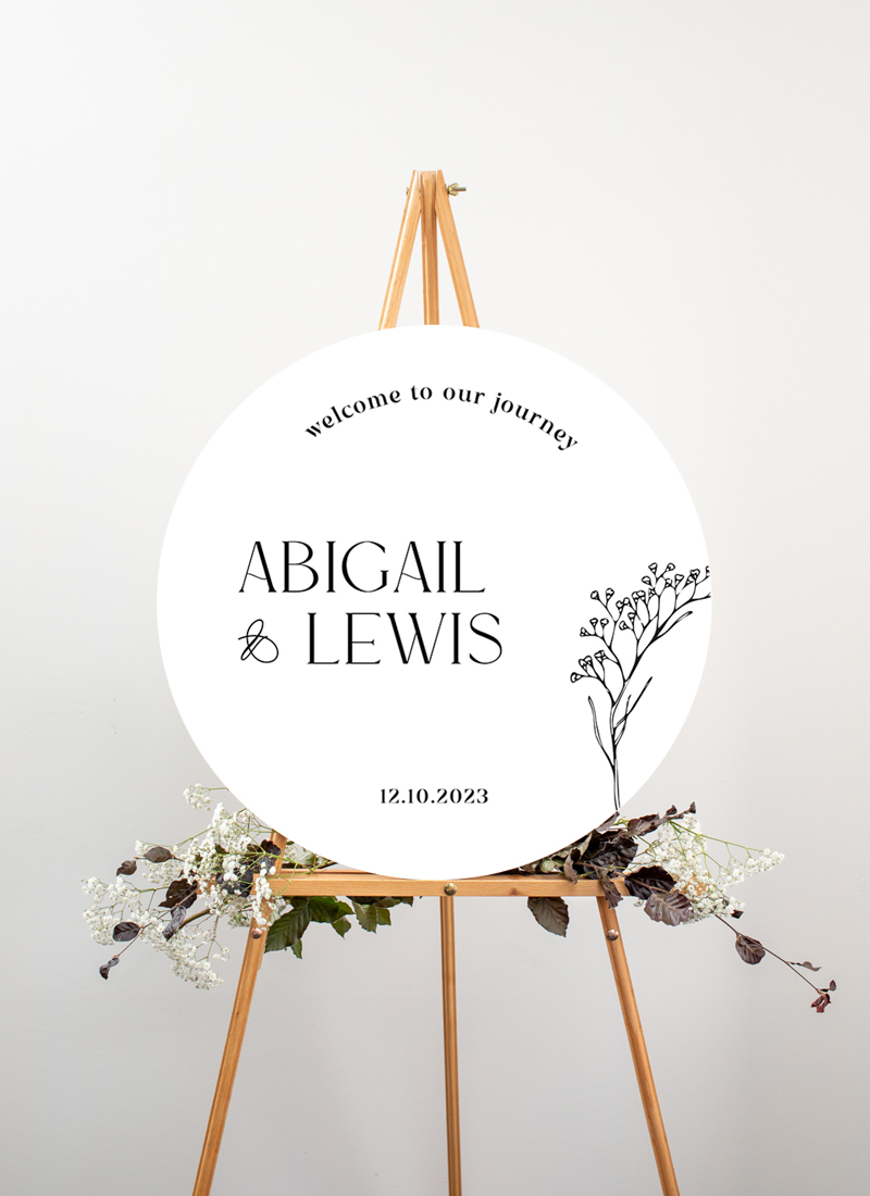Marion Wedding Signs - Digital Printing design preview