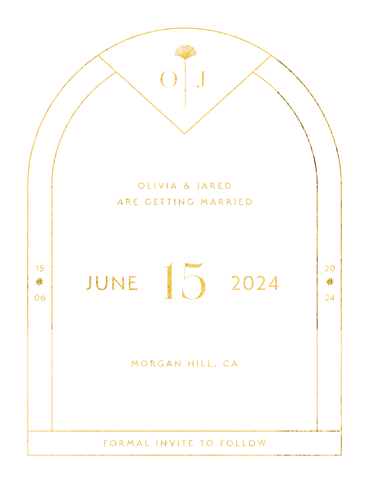 Arch Deco - Save The Date