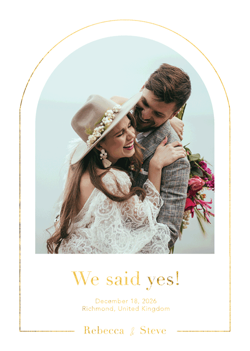 Framed - Wedding Announcements