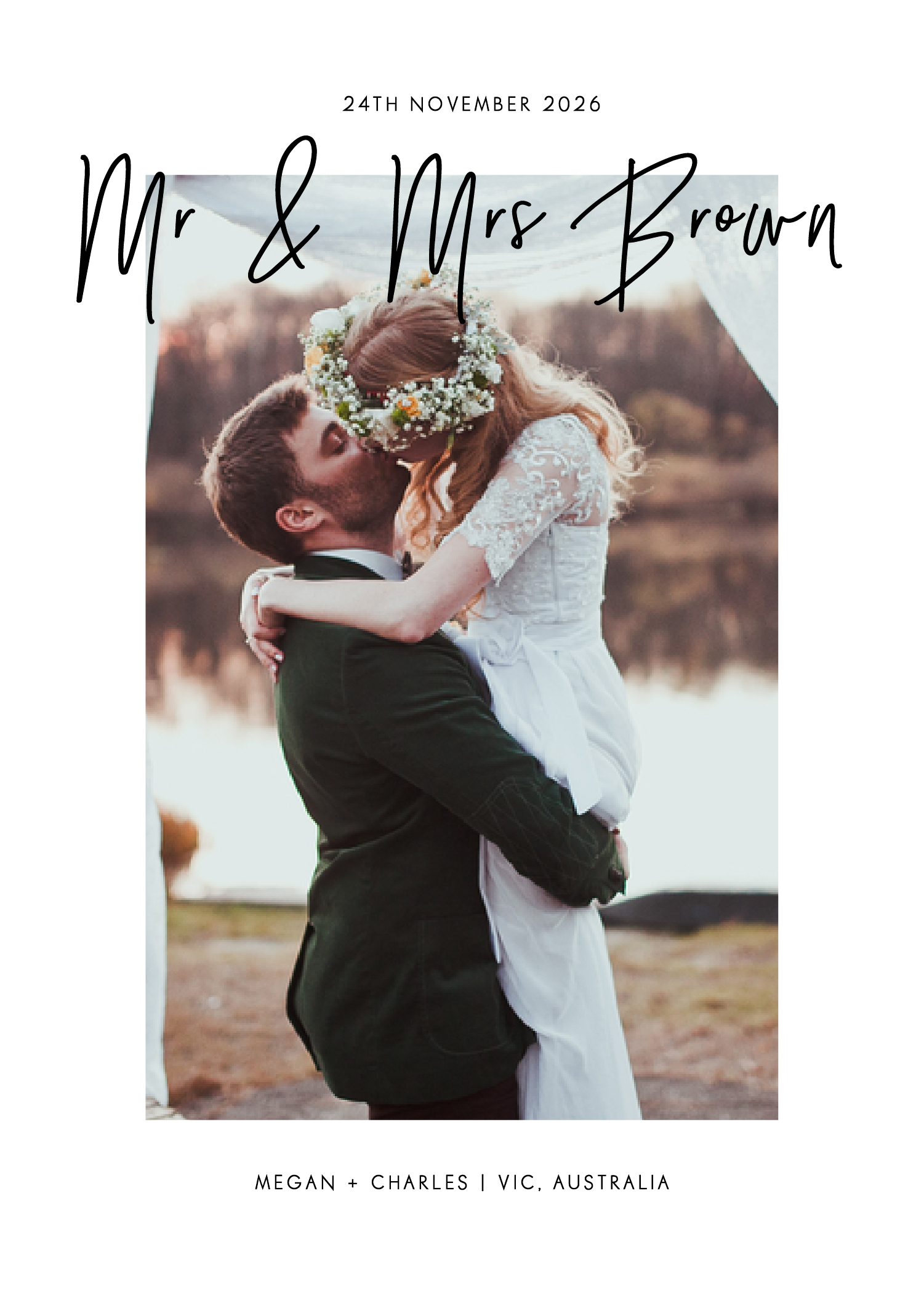 Clair De Lune - Wedding Announcements