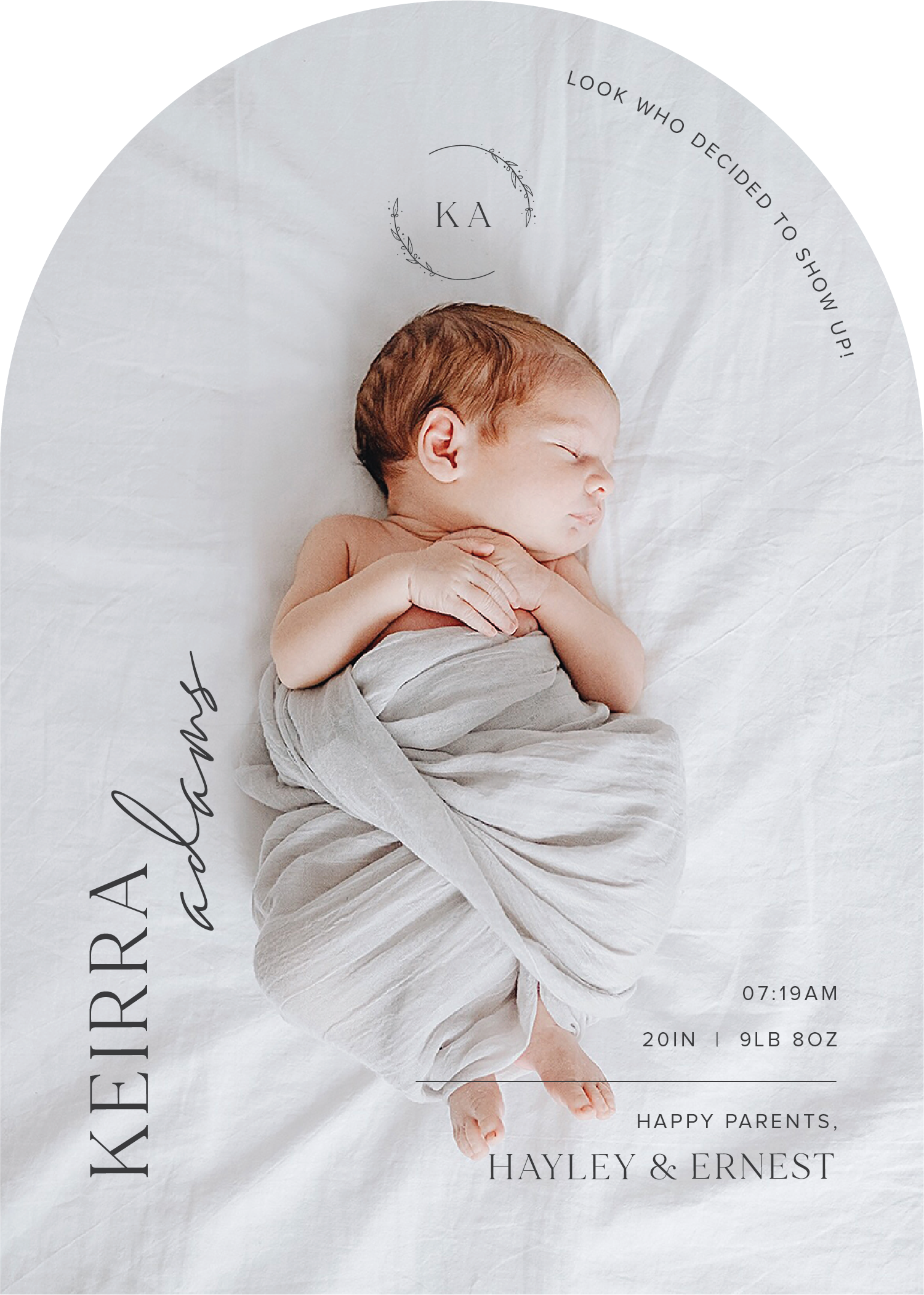 XY - Baby Announcements