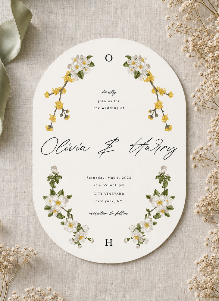 Jasmine - Wedding Invitations