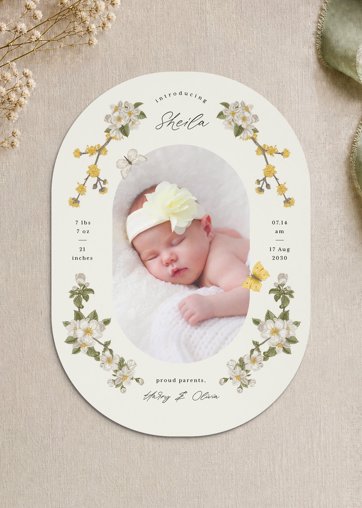 Jasmine - Baby Announcements