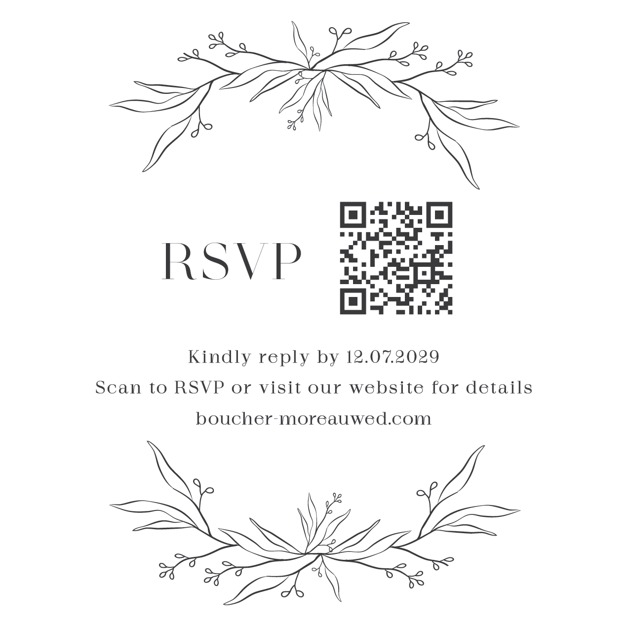 Herbarium - RSVP Cards