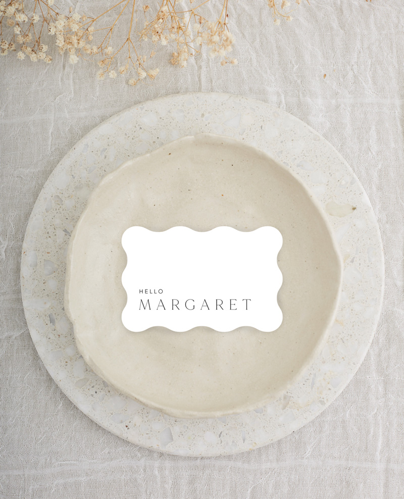 Arch Lines - Wedding Place Cards