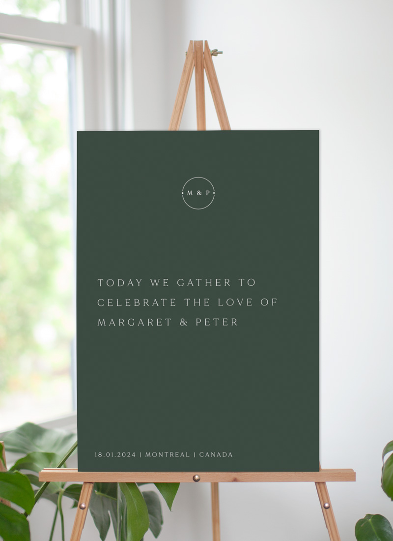 Arch Lines - Wedding Signs