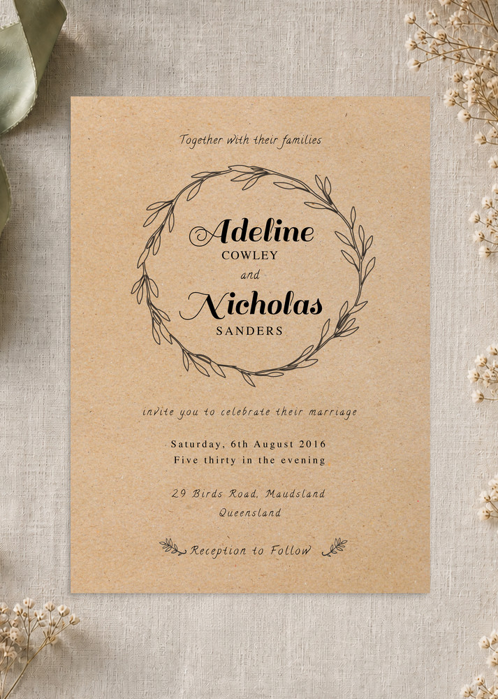 Rustic - Wedding Invitations