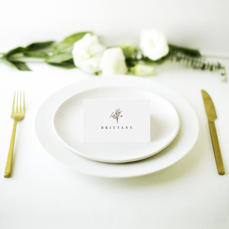 Summer Montage - Wedding Place Cards