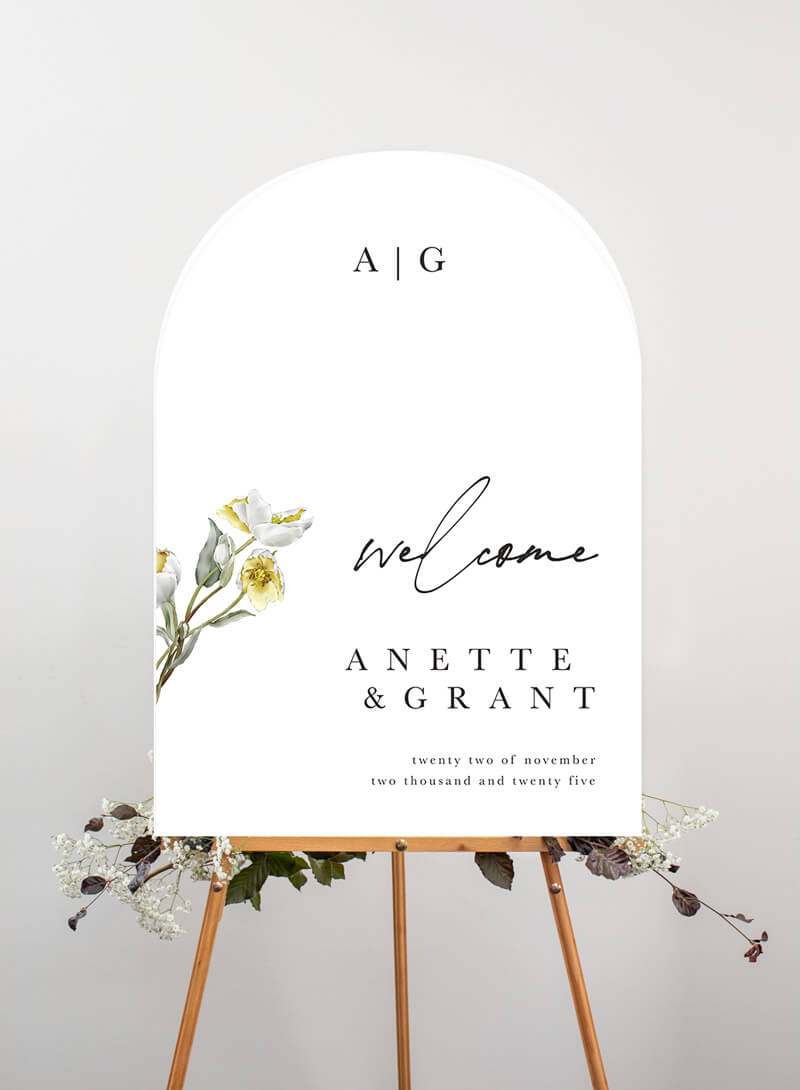 Summer Montage Wedding Signs - Digital Printing design preview