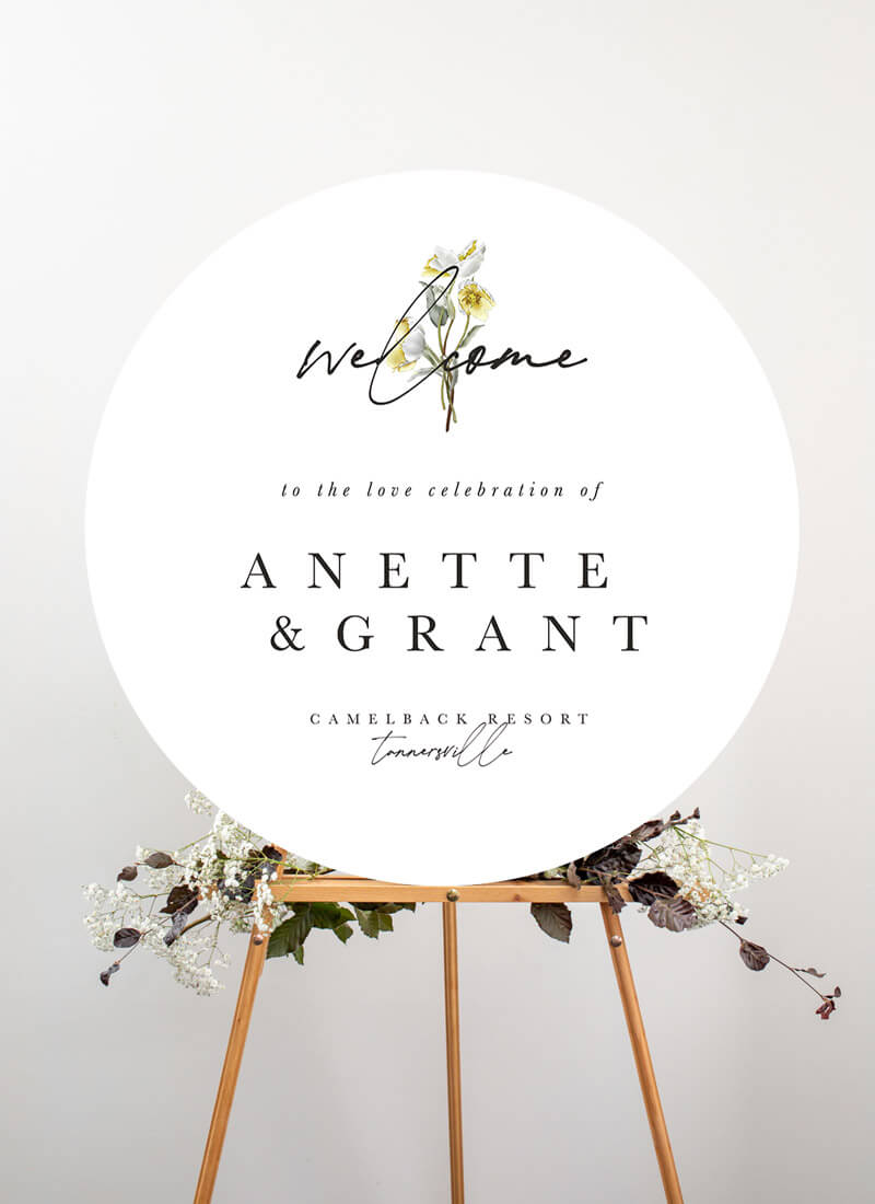 Summer Montage Wedding Signs - Digital Printing design preview