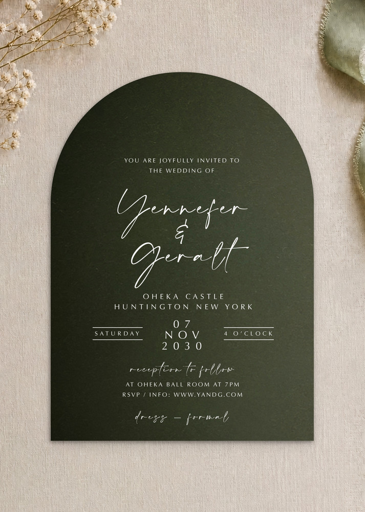 Arch Garden - Wedding Invitations