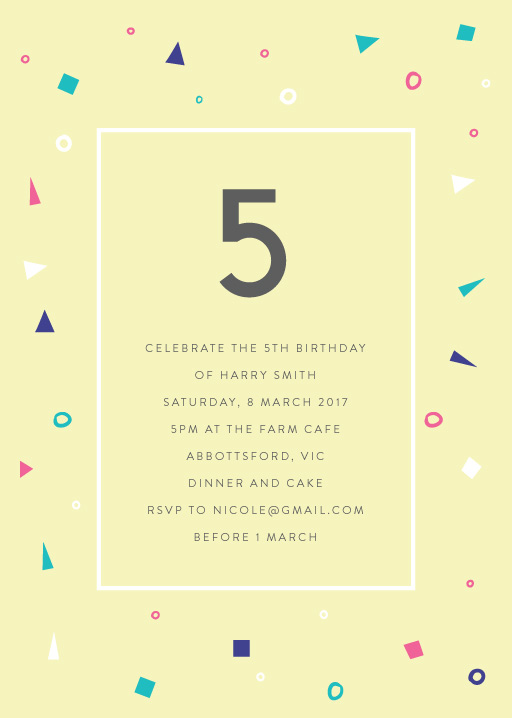 Pastel Neon Disco Birthday Invitations Digital Printing Birthday Invitations Paperlust