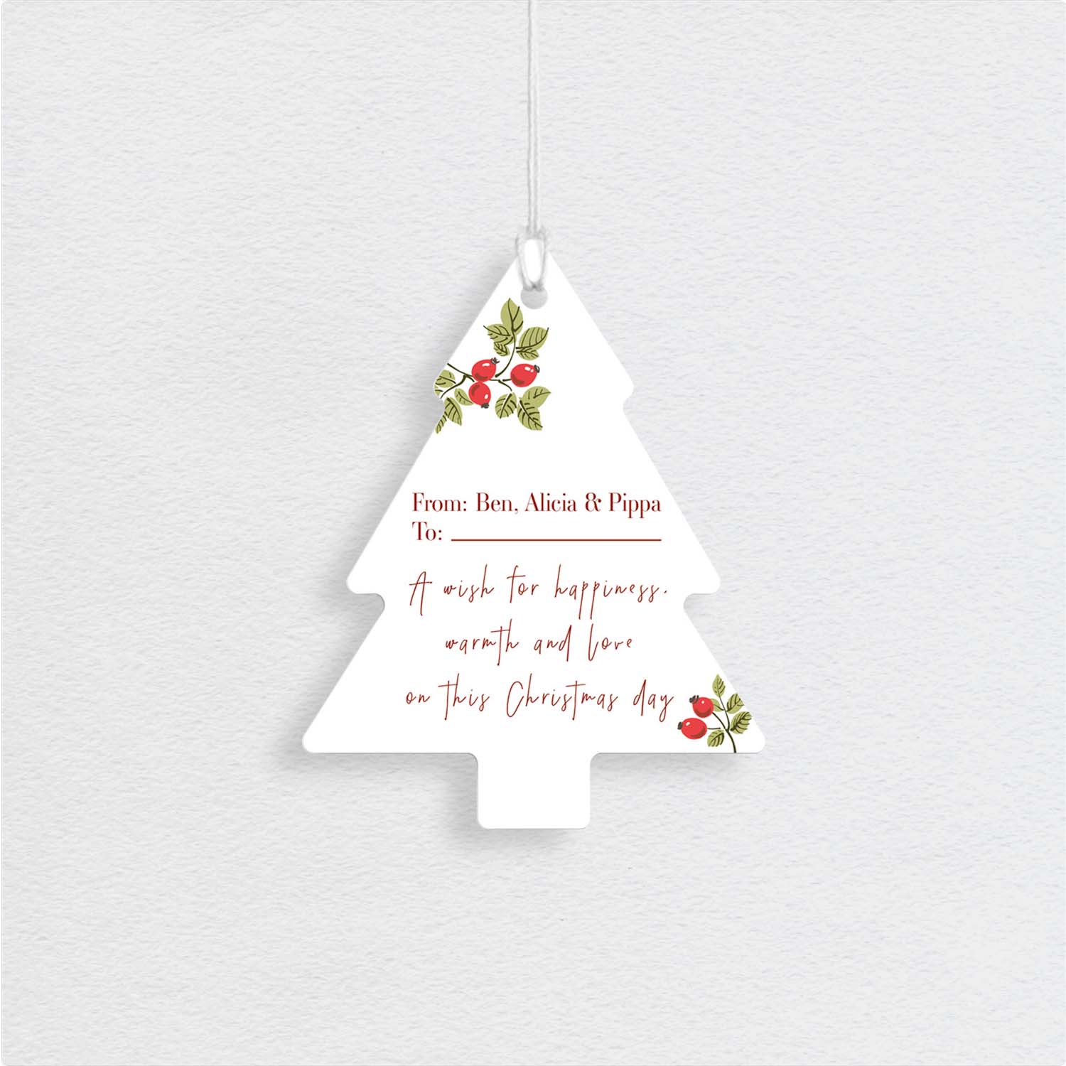 Christmas Tree Wishes - Christmas Swing Tags