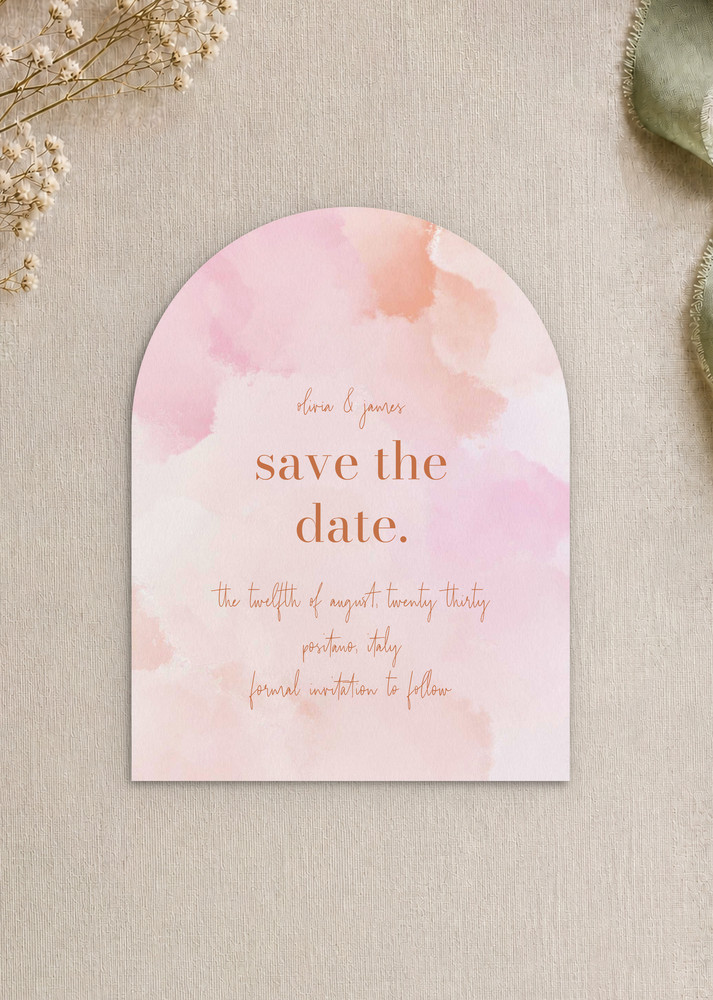 Arch Love Save The Date - Digital Printing design preview