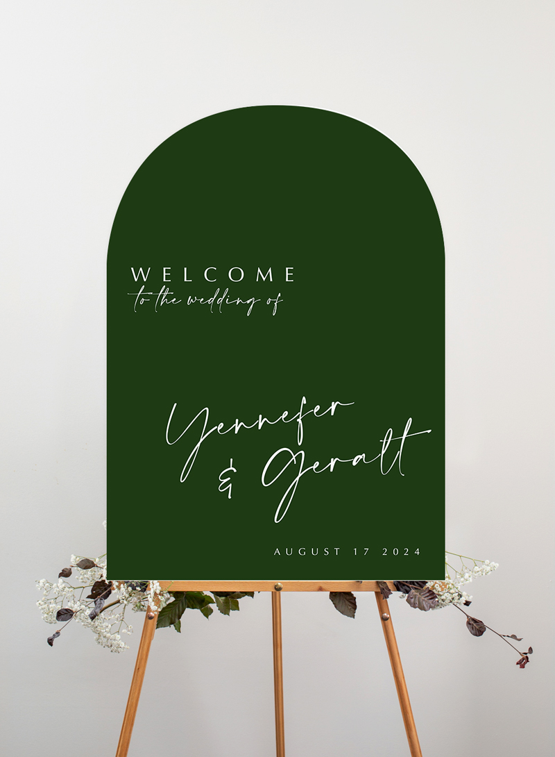 Arch Garden - Wedding Signs