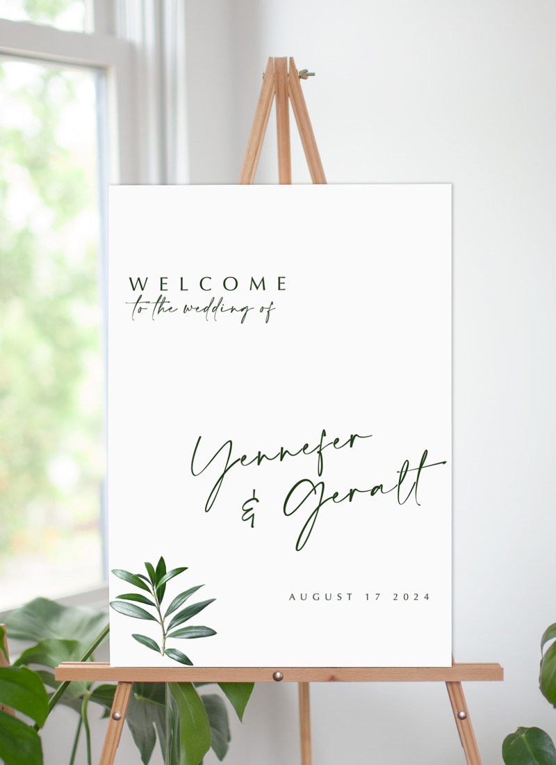 Arch Garden - Wedding Signs