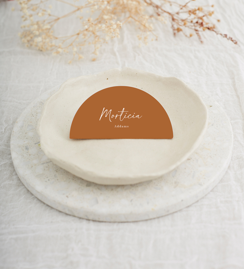 Align Wedding Place Cards - Digital Printing design preview