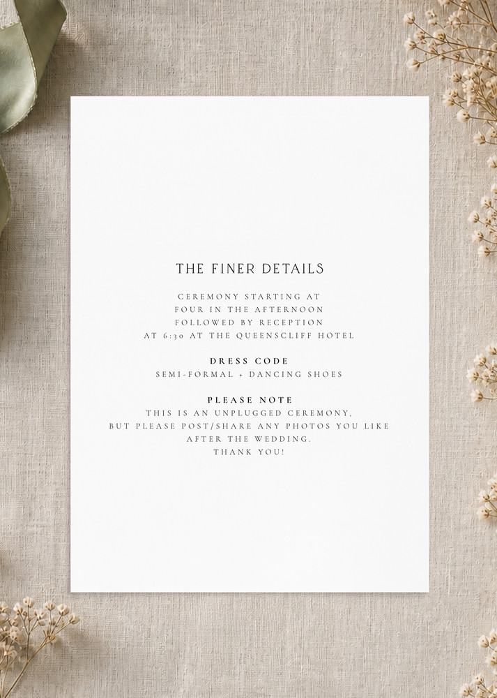 Protea - Wedding Invitations