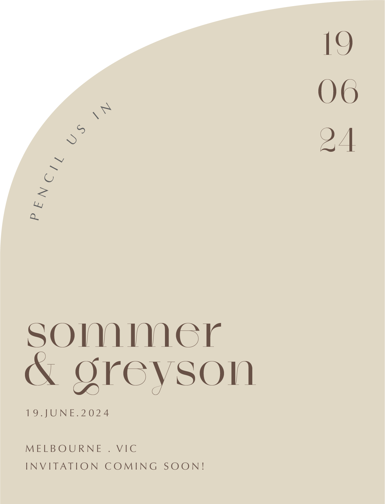 Sommer - Save The Date