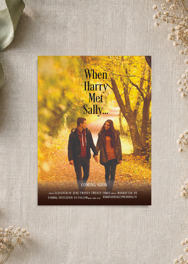 When Harry Met Sally - Save The Date