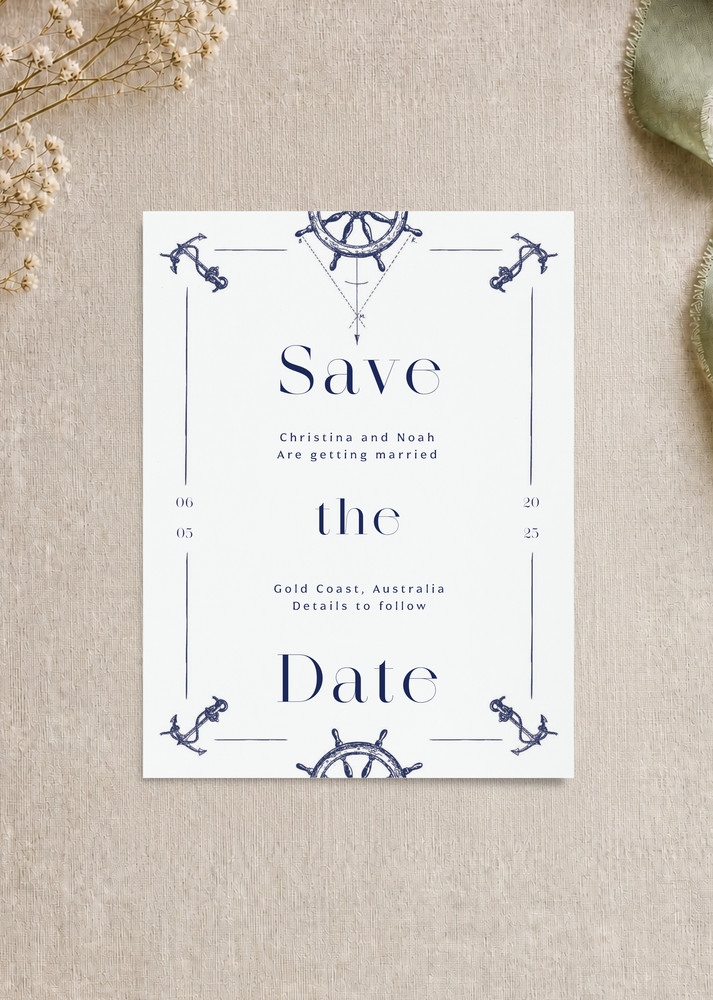 Lets Sail - Save The Date