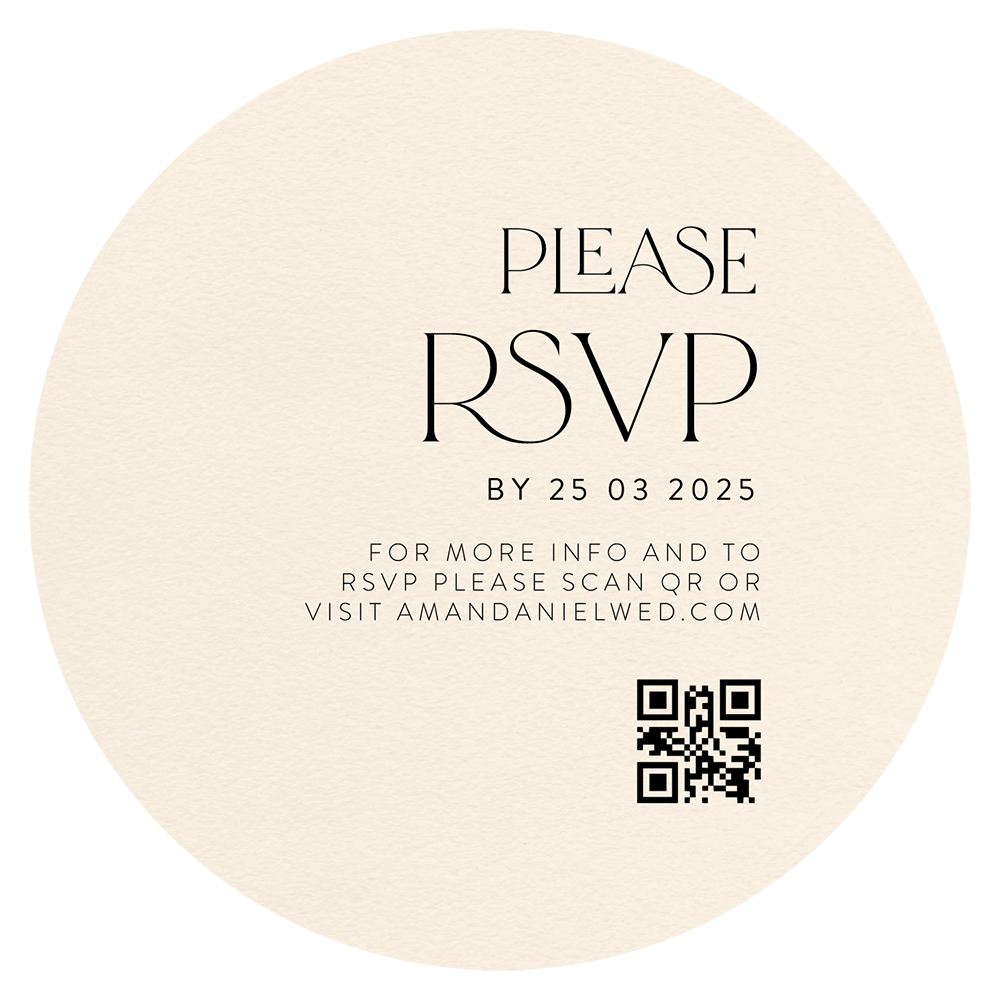 Delicate Luxe - RSVP Cards