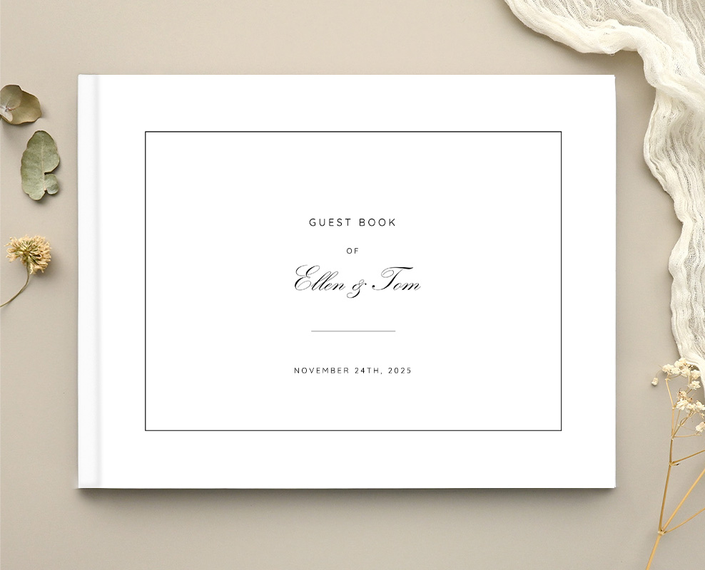 Into The Line - Wedding Guest Books