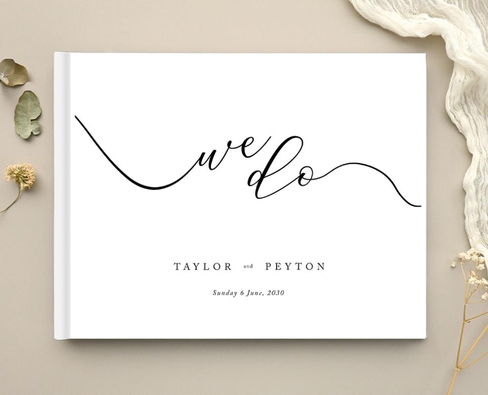 Forever Promise Wedding Guest Books - Digital Printing design preview