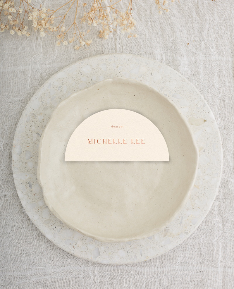 Solis Wedding Place Cards - Digital Printing design preview