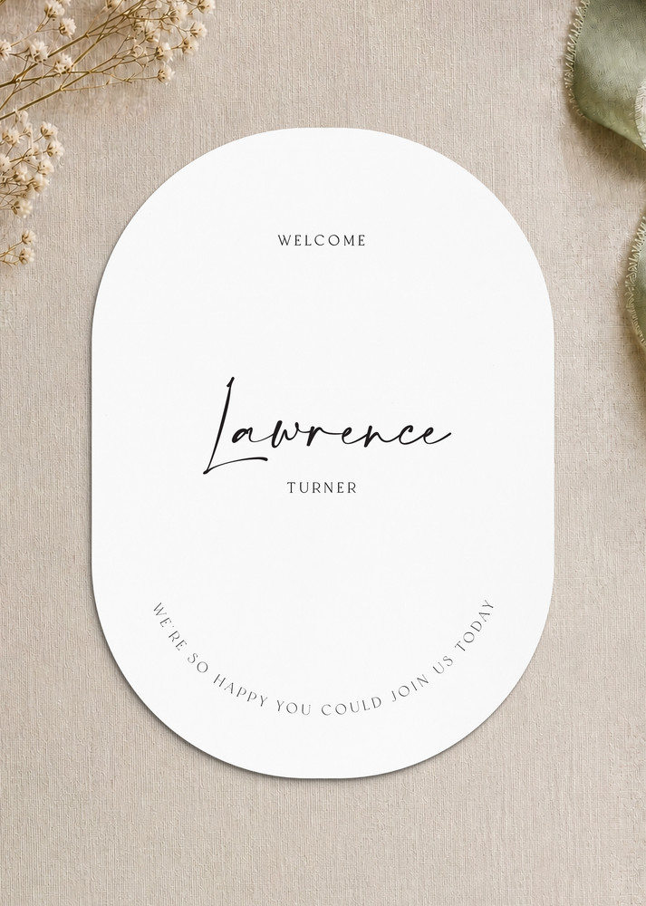 Grace - Wedding Menu