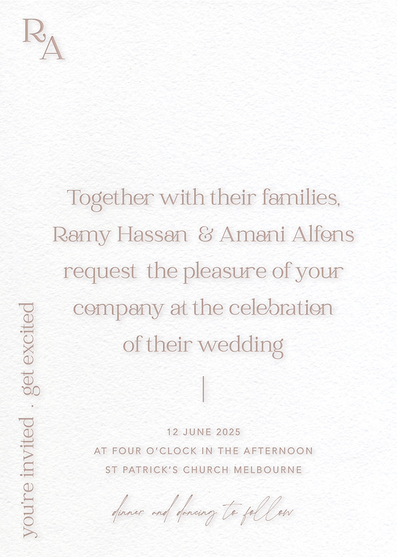 Koffee - Wedding Invitations